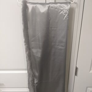 Vintage gray polyester Scarf